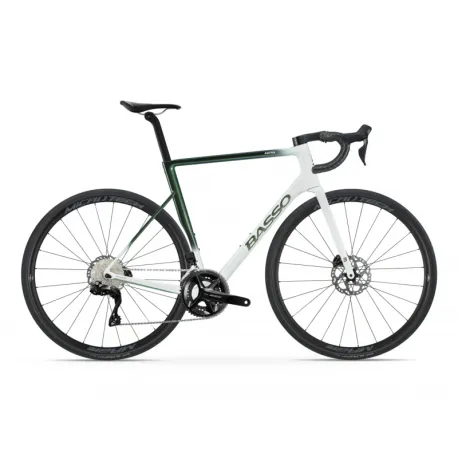 Cestný bicykel BASSO Astra disc, Shimano 105 Di2, Microtech MrLite, pop green