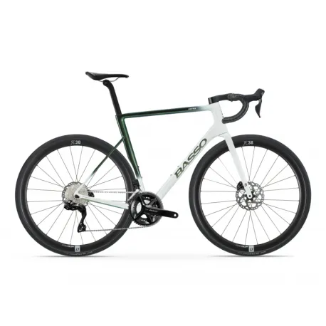 Cestný bicykel BASSO Astra disc, Shimano 105 Di2, Microtech RE38, pop green