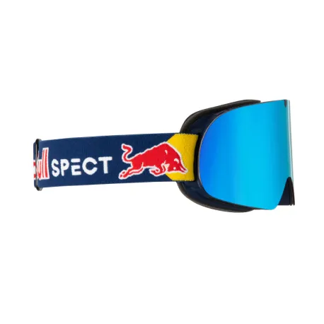 Lyžiarske okuliare RED BULL SPECT SOAR-11BL3, dark blue dusk blue snow - red with ice blue mirror, S.3