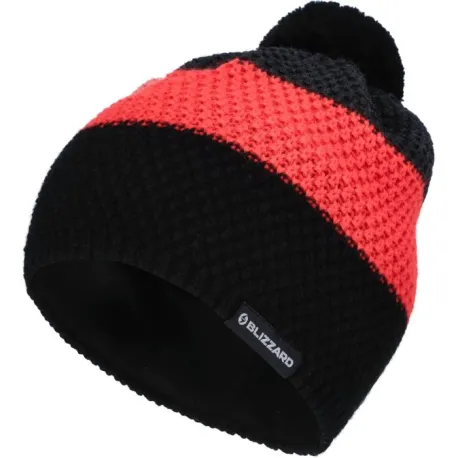 Zimná čiapka BLIZZARD Silvretta, black cherry red grey