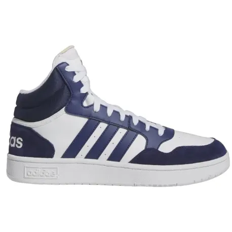 Pánska vychádzková obuv ADIDAS Hoops 3.0 Mid cloud white dark blue dark blue