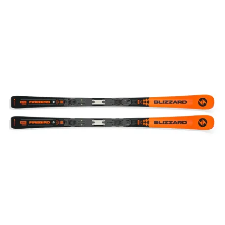 Závodné lyže (bez viazania) BLIZZARD Firebird SRC Race PLATE(FL+PL), orange black