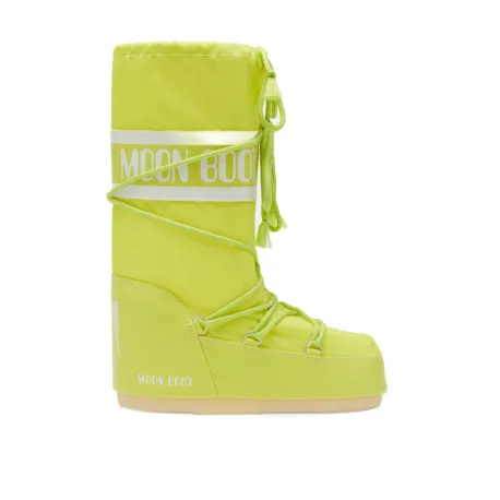 Dámske vysoké zimné topánky MOON BOOT MB ICON NYLON B001 CYBER LIME
