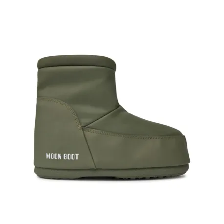 Členkové zimné topánky MOON BOOT ICON LOW NOLACE RUBBER, 002 khaki