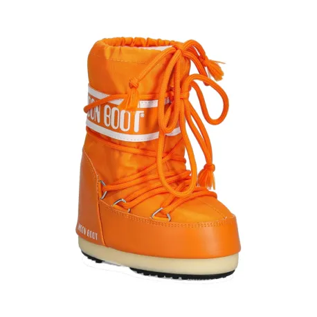 Detské vysoké zimné topánky MOON BOOT ICON NYLON, 090 sunny orange