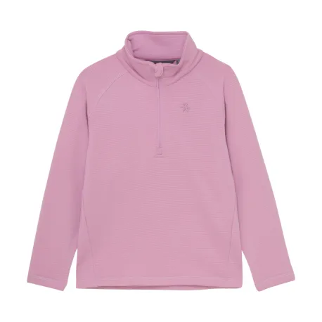 Dievčenská lyžiarska flisová mikina COLOR KIDS Fleece Pulli - Stretch-741821.5214-Lilac chiffon