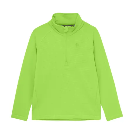 Juniorská lyžiarska flisová mikina COLOR KIDS Fleece Pulli - Stretch-741821.2144-Green Gecko