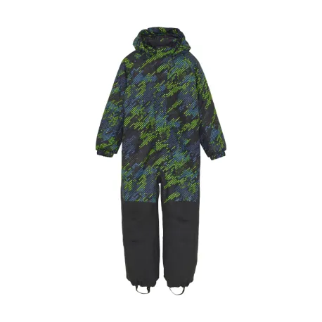 Detský zimný overal COLOR KIDS Coverall - Minecraft AOP W. Contrast