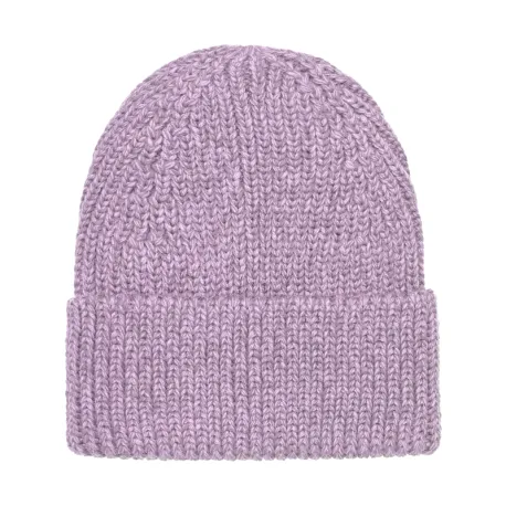 Dievčenská zimná čiapka COLOR KIDS Beanie Melange - Wool-741905.6053-Languid Lavender