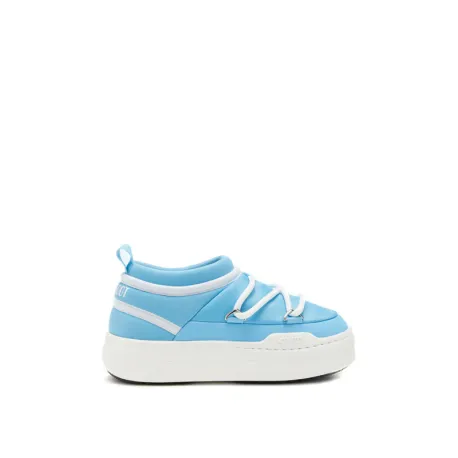 Juniorské nízke zimné topánky MOON BOOT MB JR PARK ICON F004 ALASKAN BLUE