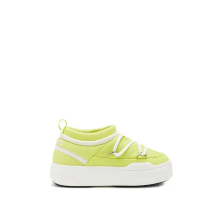 Juniorské nízke zimné topánky MOON BOOT MB JR PARK ICON B001 CYBER LIME