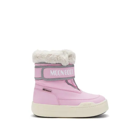 Juniorské vysoké zimné topánky MOON BOOT MB JR PARK STRAP-J001 PINK