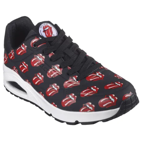 Dámska rekreačná obuv SKECHERS Uno Say It Loud black red