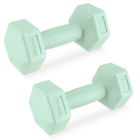 Set závažia SPOKEY MONSTER GREEN HEXA 2x 1 kg