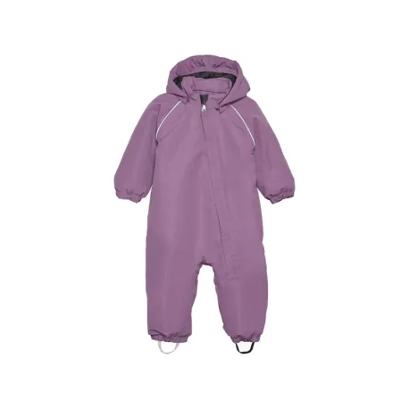 Dievčenský zimný overal COLOR KIDS Coverall - Solid, argyle purple