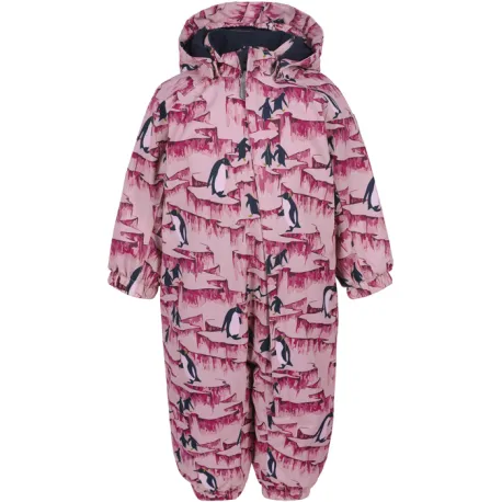 Dievčenský zimný overal COLOR KIDS Coverall, AOP, AF 10.000, zephyr