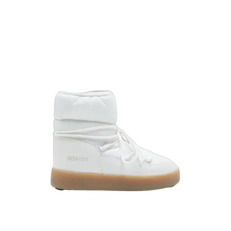 Dámske členkové zimné topánky MOON BOOT LTRACK LOW NYLON WP, 002 white