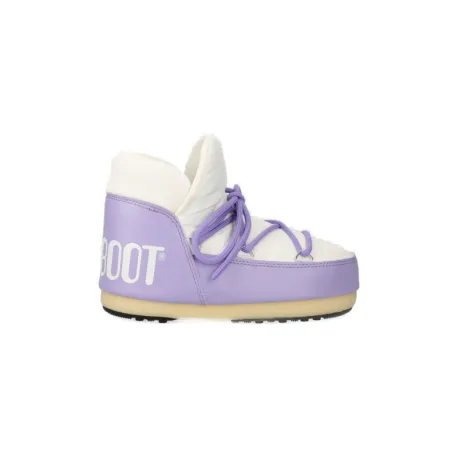 Dámske členkové zimné topánky MOON BOOT PUMPS BI-COLOR, 001 lilac-white