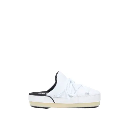 Dámske nízke zimné topánky MOON BOOT MULES NYLON, 002 white