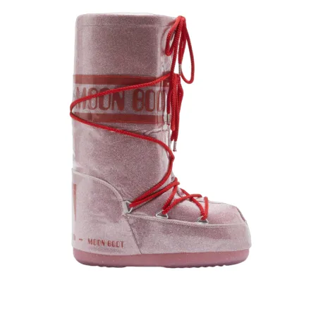 Vysoké zimné topánky MOON BOOT ICON GLITTER, 003 pink