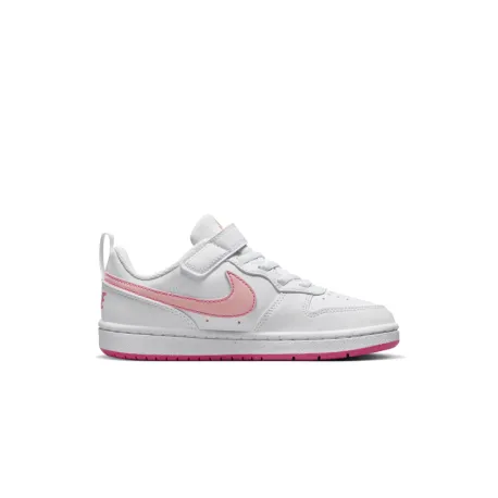 Dievčenská rekreačná obuv NIKE Court Borough Low Recraft white arctic orange pink