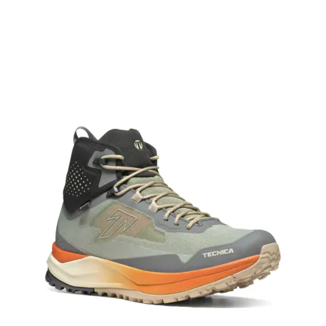 Pánska členková turistická obuv TECNICA Spark S MID GTX, green burnt orange