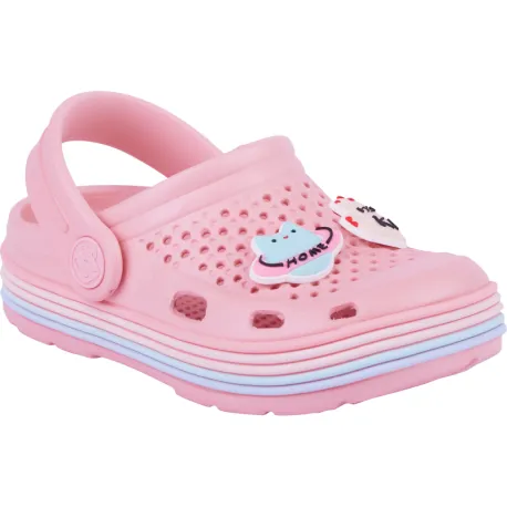 Dievčenské kroksy (rekreačná obuv) COQUI Lindo + Amulet K baby pink