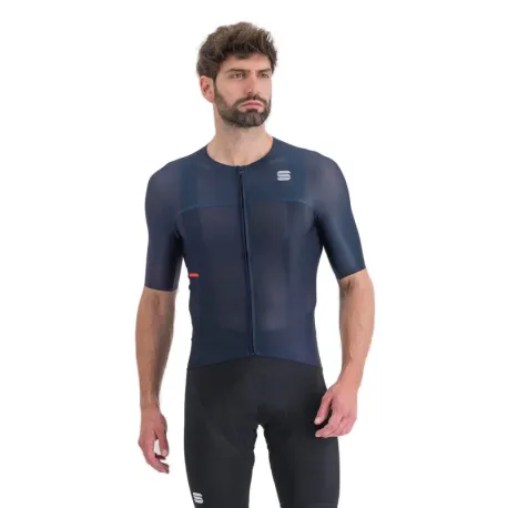 Pánsky cyklistický dres s krátkym rukávom SPORTFUL Light pro jersey, shaded galaxy blue