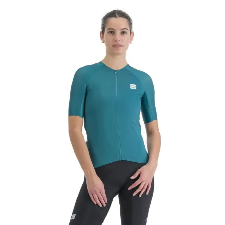 Dámsky cyklistický dres s krátkym rukávom SPORTFUL Matchy w short sleeve jersey, shade spruce