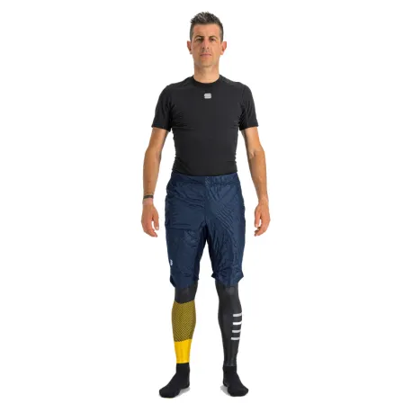 Pánske zateplené bežecké kraťasy SPORTFUL Rythmo over short, galaxy blue