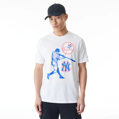 Tričko s krátkym rukávom NEW ERA MLB Player graphic table tee NEYYAN
