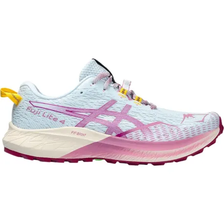 Dámska bežecká trailová obuv ASICS Fuji Lite 4 light blue blackberry