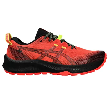 Pánska bežecká trailová obuv ASICS Gel Trabuco 12 sunrise red gunmetal