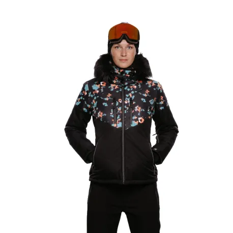 Dámska lyžiarska bunda AUTHORITY SJ-GLAM W printed black