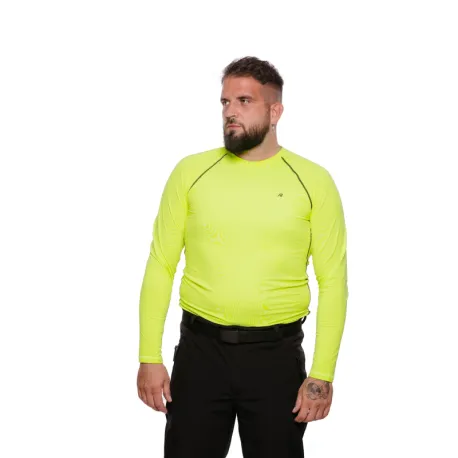 Pánske tričko s dlhým rukávom AUTHORITY WARMIE II M neon green