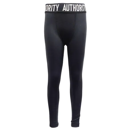 Chlapčenské termo zateplené legíny AUTHORITY WARMIE pants II B black
