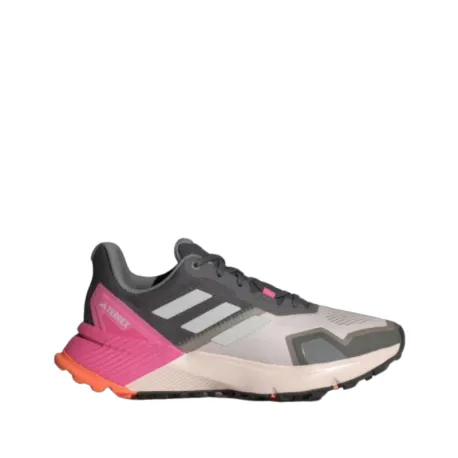 Dámska bežecká trailová obuv ADIDAS Terrex Soulstride putty mauve grey one pink fusion