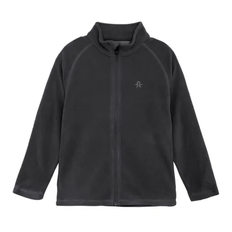 Detská mikina so zipsom COLOR KIDS Fleece Jacket, Full Zip-161-Phantom