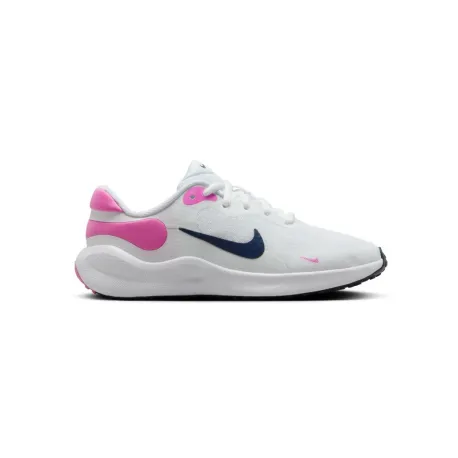 Dievčenská športová obuv (tréningová) NIKE Revolution 7 white midnight navy playful pink