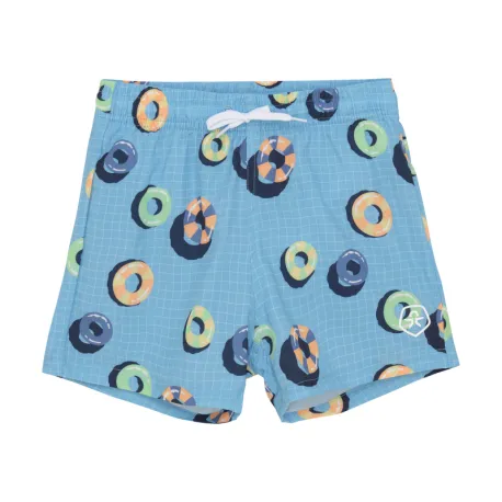 Chlapčenské plavky COLOR KIDS Swim Shorts, AOP-7452-River Blue