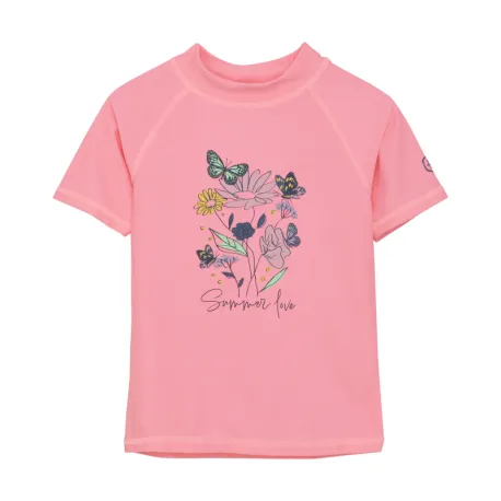 Detské tričko na kúpanie COLOR KIDS T-shirt W. Print-5039-Plumeria