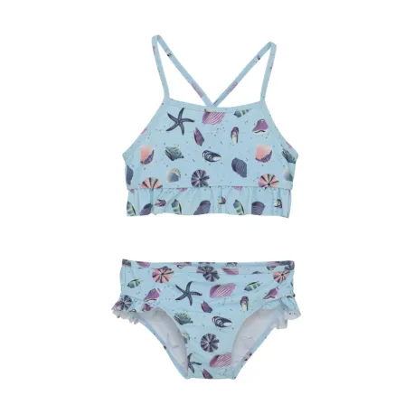 Dievčenské plavky COLOR KIDS Bikini W. Frills, AOP-7148-Summer Song