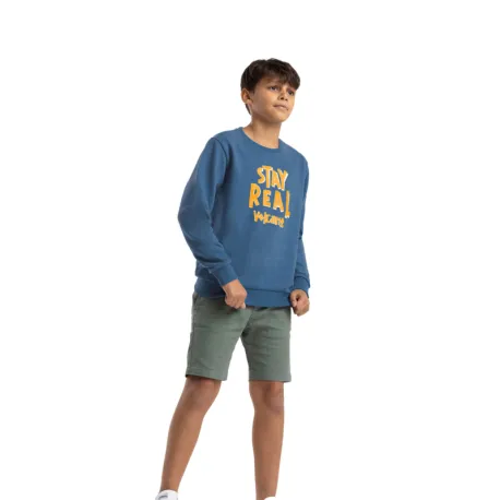 Chlapčenská mikina VOLCANO B-ANDY JUNIOR 611 BLUE