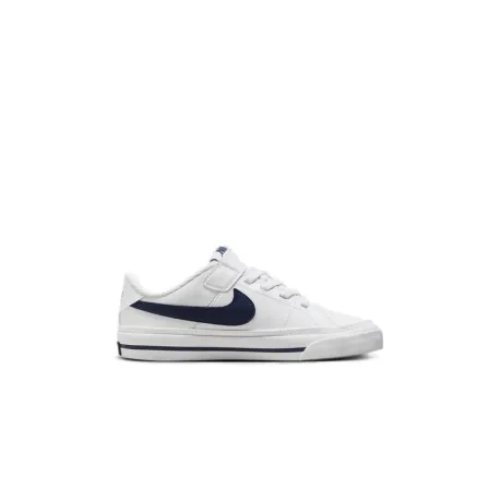 Chlapčenská rekreačná obuv NIKE Court Legacy K white midnight navy white