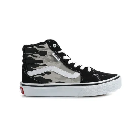 Chlapčenská vychádzková obuv VANS YT Filmore HI (Suede Canvas) grey white