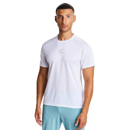 Pánske tréningové tričko s krátkym rukávom NIKE M NSW SW AIR RUN TEE-100 WHITE