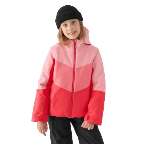 Dievčenská lyžiarska bunda 4F JUNIOR TECHNICAL JACKET-JWAW24TTJAF545-62S-RED