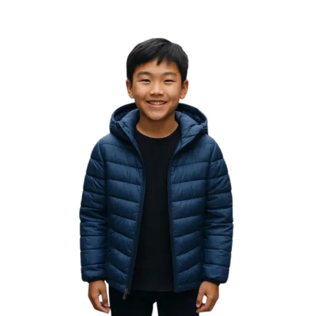 Chlapčenská bunda 4F JUNIOR DOWN JACKET-JWAW24TDJAM460-32S-DENIM