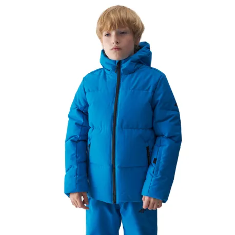 Chlapčenská lyžiarska bunda 4F JUNIOR TECHNICAL JACKET-JWAW24TTJAM534-33S-BLUE