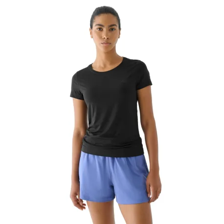 Dámske tréningové tričko s krátkym rukávom 4F TSHIRT FNK-WAW24TFTSF1011-20S-DEEP BLACK